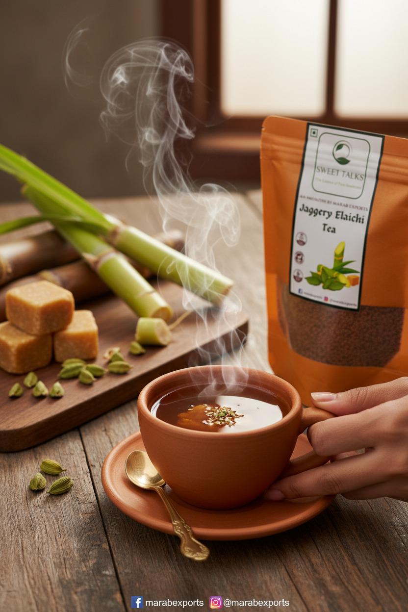 Jaggery Elaichi Tea - Marab Exports I Sweet Talks