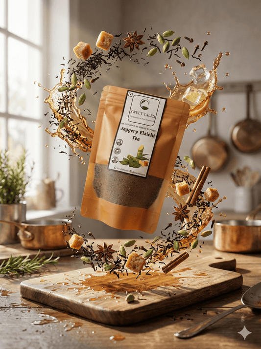 Jaggery Elaichi Tea - Marab Exports I Sweet Talks