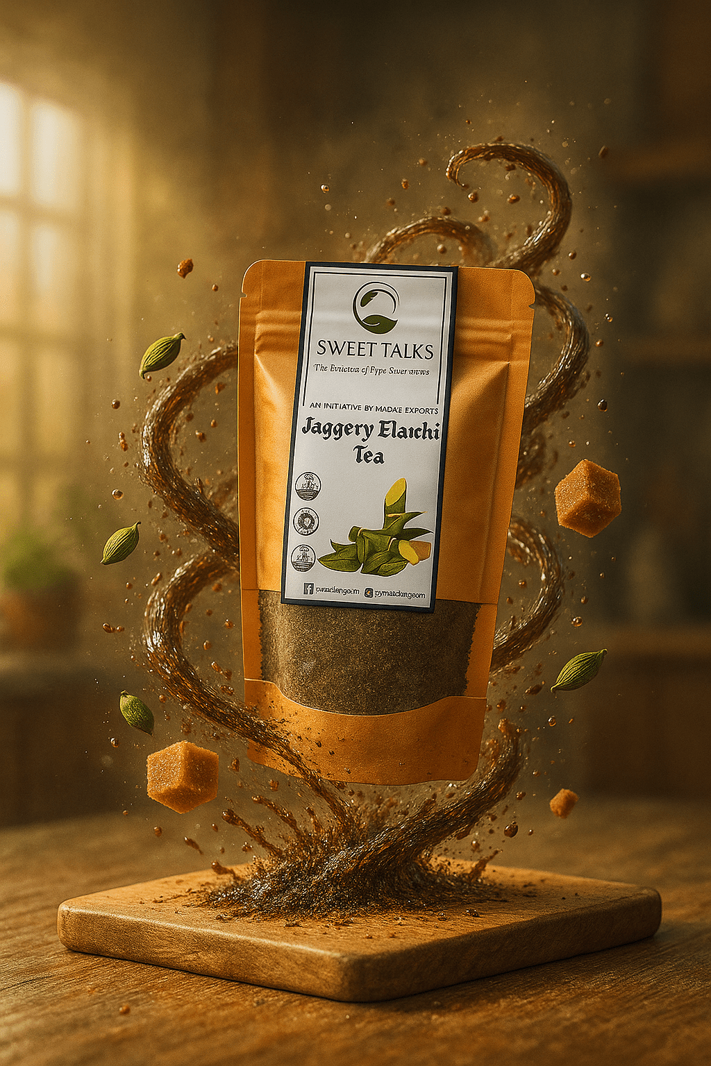 Jaggery Elaichi Tea - Marab Exports I Sweet Talks