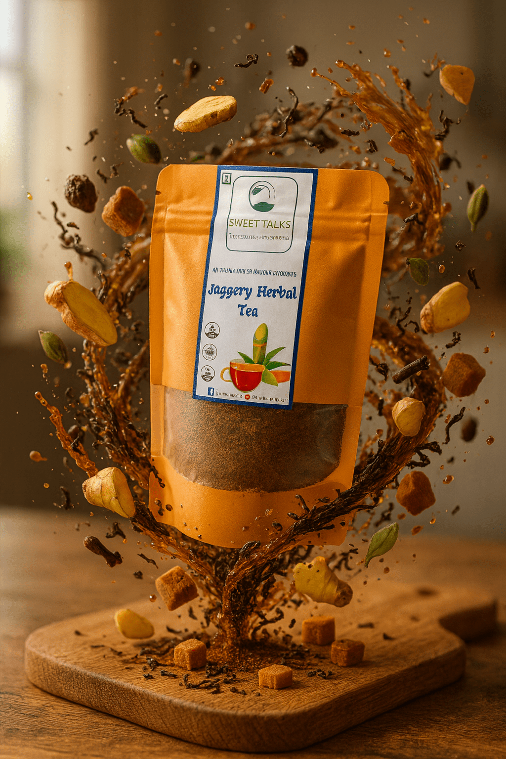 Jaggery Herbal Tea - Marab Exports I Sweet Talks
