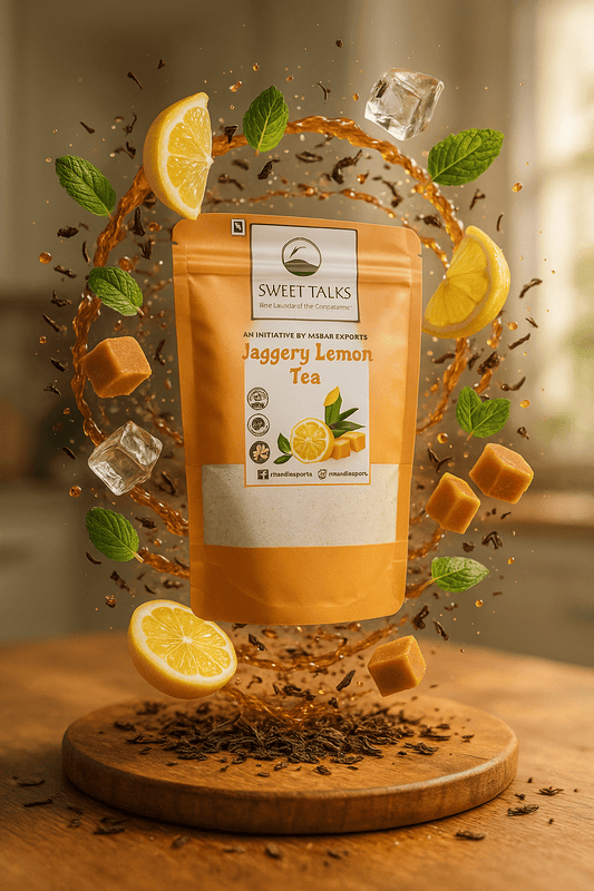 Jaggery Lemon Tea - Marab Exports I Sweet Talks