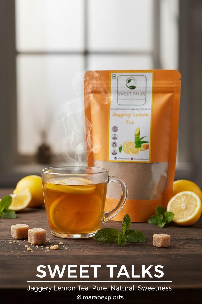 Jaggery Lemon Tea - Marab Exports I Sweet Talks