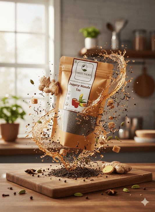 Jaggery Masala Tea - Marab Exports I Sweet Talks