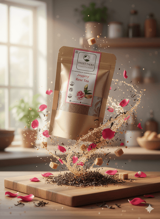 Jaggery Rose Tea - Marab Exports I Sweet Talks